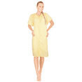 thumbnail image 3 of JEFFRICO House Dresses for Women with Pockets - Lightweight Breathable Short Sleeve Muumuu & Nightgowns - Snap Front Housecoat and Dusters for Women, 3 of 7