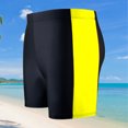 thumbnail image 2 of Ticikt Men's Standard Performance Swim Jammer Athletic Swimwear Bathing Suit for Summer Pool and Beach Activities,Color:Yellow,One Size, 2 of 6