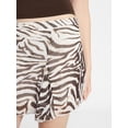 thumbnail image 4 of No Boundaries Asymmetrical Flouncy Mini Skirt, Women's XXS-XXL, 4 of 5