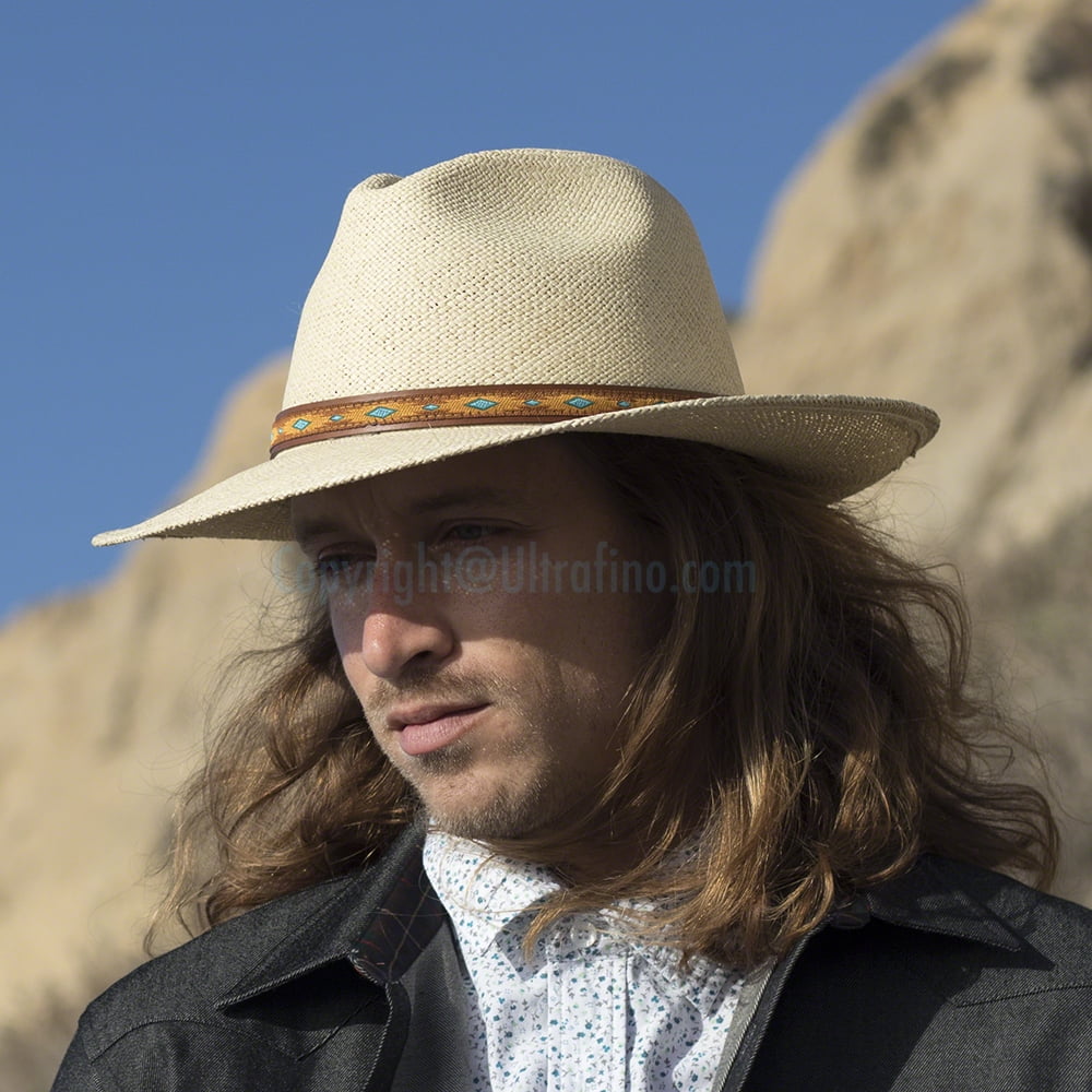 fedora packable foldable panama straw hat