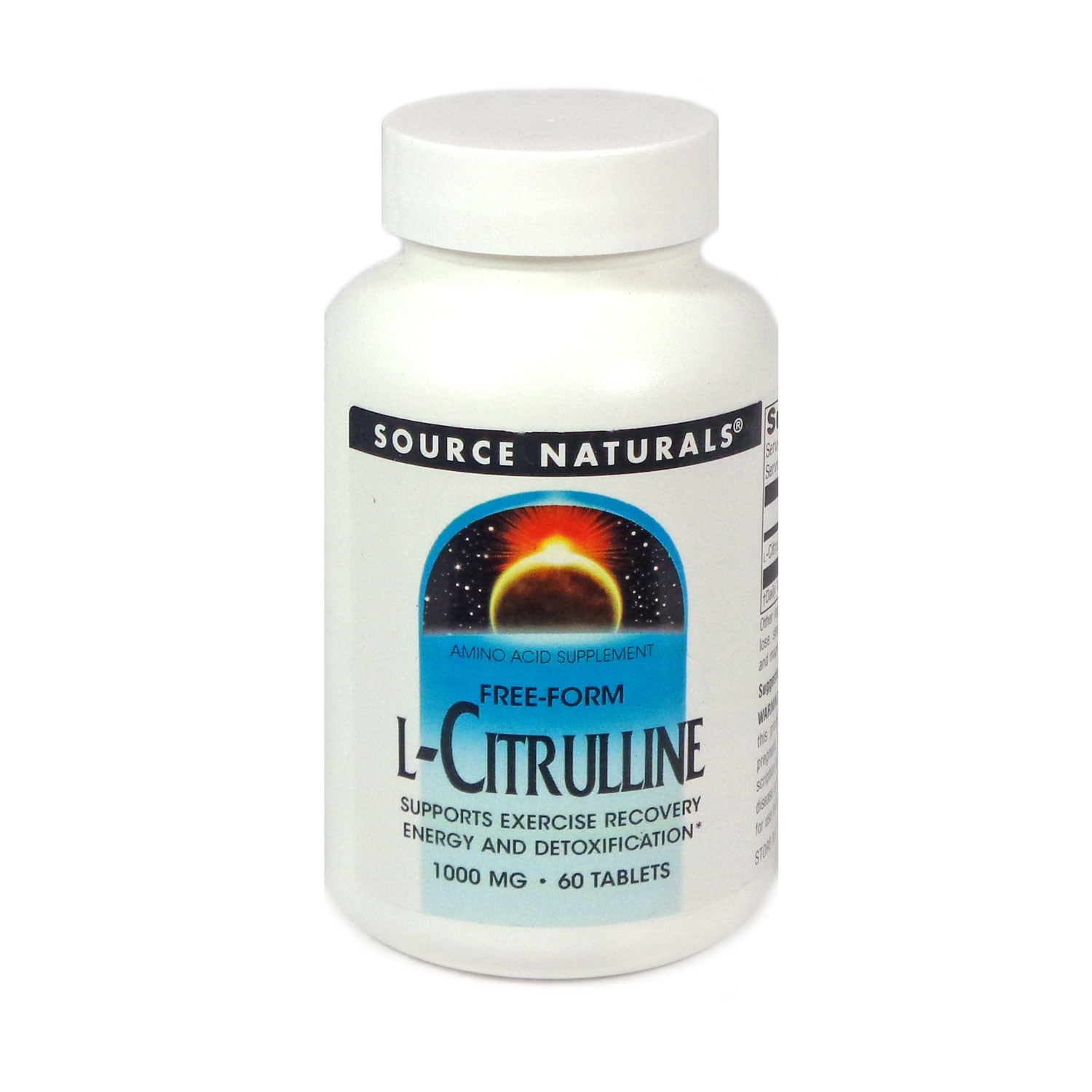 LCitrulline, 1,000 mg, 60 Tablets, Source Naturals