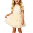 thumbnail image 5 of HJYCHN Tutu Skirt Girls Snowflake Star Print Mesh Tutu Skirt for Carnival Winter Party Dance Performance Back to School Supplies for Girls 4-5 Years, 5 of 7