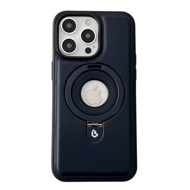 Adecuado para funda de teléfono móvil Apple 15, funda protectora para iPhone 14 con succión magnética, soporte de cuero de alta gama resistente a caídas 13ProMax