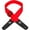 Red, variant on Lock-It Straps Professional 2-Inch Polypro Strap w/ Locking Ends - Red