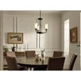 thumbnail image 3 of 3 Light Mini Chandelier In Homestead Style-21 Inches Tall And 19.75 Inches Wide-Natural Brass Finish    -Traditional Installation Kichler Lighting, 3 of 4