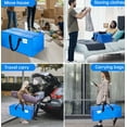 thumbnail image 7 of XUEYU 6 Pack Heavy Duty Moving Bags with Strong Zipper, Extra Large Storage Totes with Comfortable Handles, Waterproof Packing Bags for Space Saving, Family & Dorm Room Moving (Blue), 7 of 7