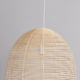 thumbnail image 2 of SEI Furniture Formosa Coastal Rattan Cage Pendant Lamp in Natural, 2 of 5
