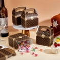 thumbnail image 4 of 20pcs Wedding Party Gift Packing Box Handbag Shape Candy Gift Packing Boxes Printed Paper Unfolded Bags, 4 of 5