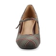 thumbnail image 6 of Journee Womens Okenna Low Heel Square Toe Pumps, Widths Available, 6 of 9
