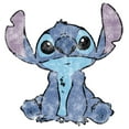thumbnail image 2 of Men's Lilo & Stitch Watercolor Stitch Graphic Tee White 3X Large, 2 of 5
