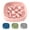 Pink, variant on Slow Feeding Dog Bowl, Suitable For Small And Medium-sized Dogs, Square Anti Slip Base Interactive Feeding Puzzle Food Plate, Suitable For Fast Eaters To Eat Slowly.