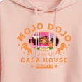 thumbnail image 3 of Barbie The Movie - Mojo Dojo Casa House West - Juniors Cropped Pullover Hoodie, 3 of 5