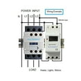 thumbnail image 2 of 24 Hour 7 day Pool Pump Timer & Contactor 30A 3 Pole, Rated 120 208 240 460 V, for Operation 120VAC, 2 of 4