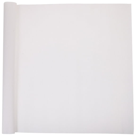 WHAMVOX  Italian Stretch Crepe Paper Holiday Tissue Floral Thick Decorations Bride White