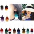 thumbnail image 3 of 1 Uds. Colgante de plata y bronce, accesorios para joyas, borla de amulèto Rojo azul blanco, 3 of 3