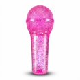 thumbnail image 2 of Glitter Microphone Squishy Stress Toy with Slow Rising Squeeze, 1 Piece, Purple-Pink, for Girls, Sensory Squeeze Toy, 2 of 3