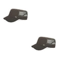 thumbnail image 4 of Minnieouse Sombreros para el sol al aire libre ajustables Gorra de béisbol Sombrero de malla plana informal para hombres ejercito verde 2piezas Minnieouse CBP011055, 4 of 5