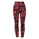 thumbnail image 3 of Pantalones METRO de renderizado floral negro delgado para mujer, 3 of 10