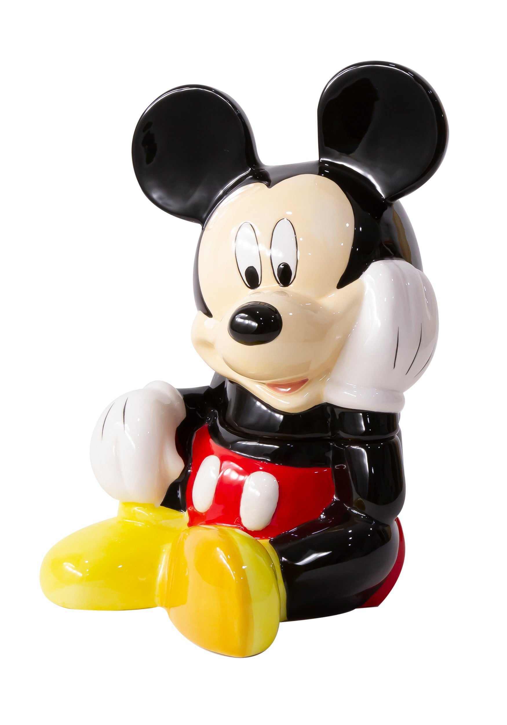 Disney Mickey Mouse Cookie Jar Sweets Biscuit Earthenware Canister 