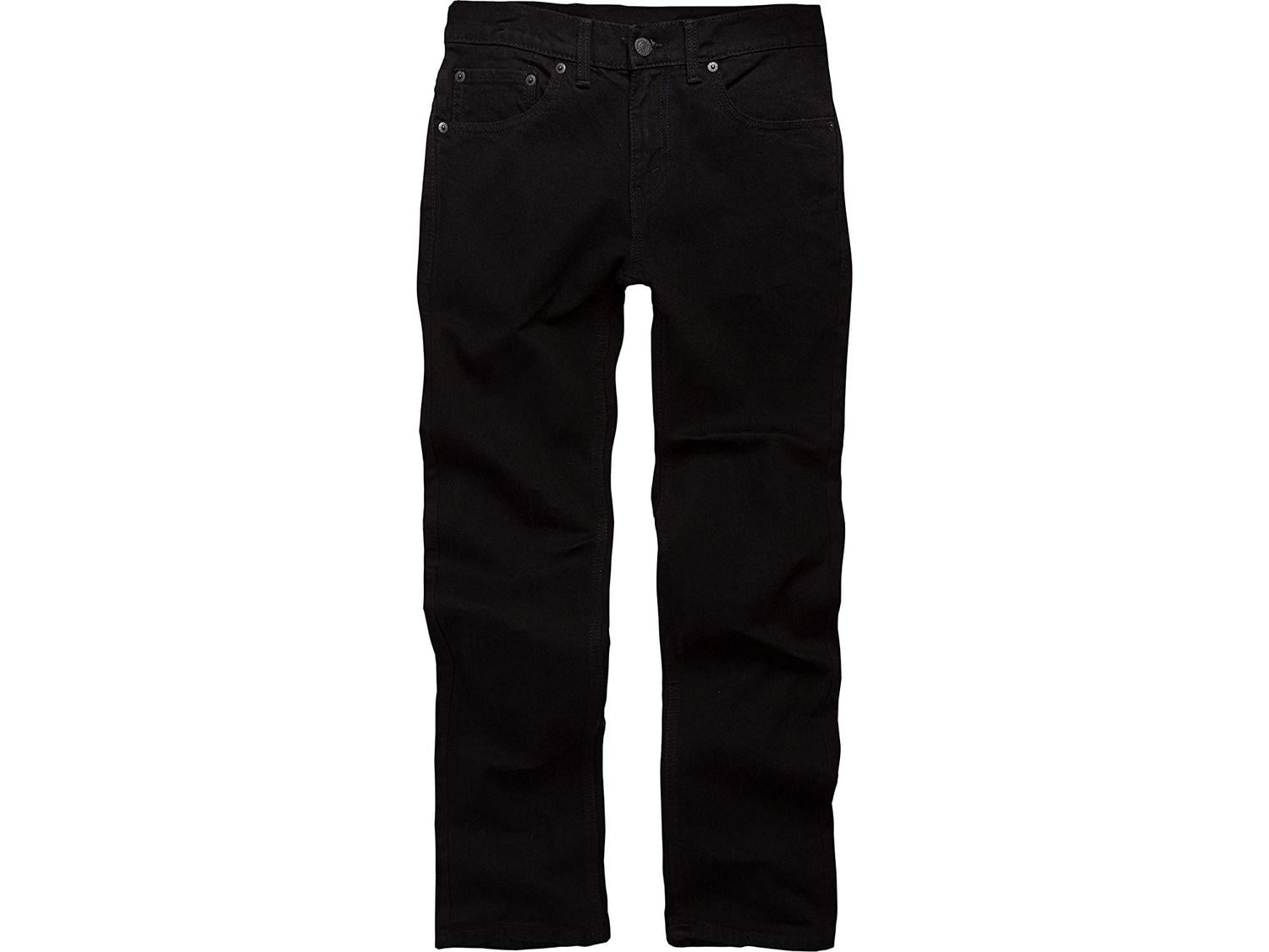Levi's Boys' 511 Slim Fit Jeans, Black Stretch, 14, Black Stretch, Size 14  Husky 