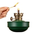 thumbnail image 4 of Kings County Tools Antique Oil Lamp with Naval-Style Body and Brass Accents (Green), 4 of 6