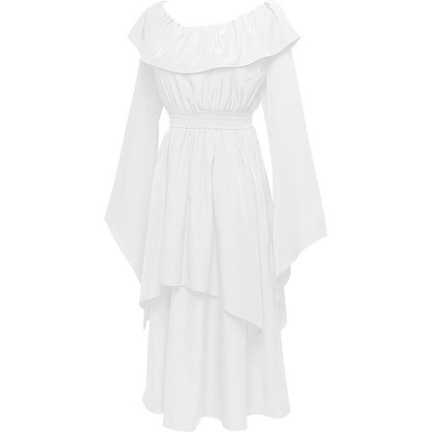 casual 1800s dresses 19th Century Empire Dress in Solid Cotton
