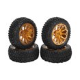 thumbnail image 4 of 1:10 RC Car Wheels And Tires Set,Aluminum Alloy RC Wheel Rim And Rubber Tires Set For 1:10 Remote Control Car, 4 of 8