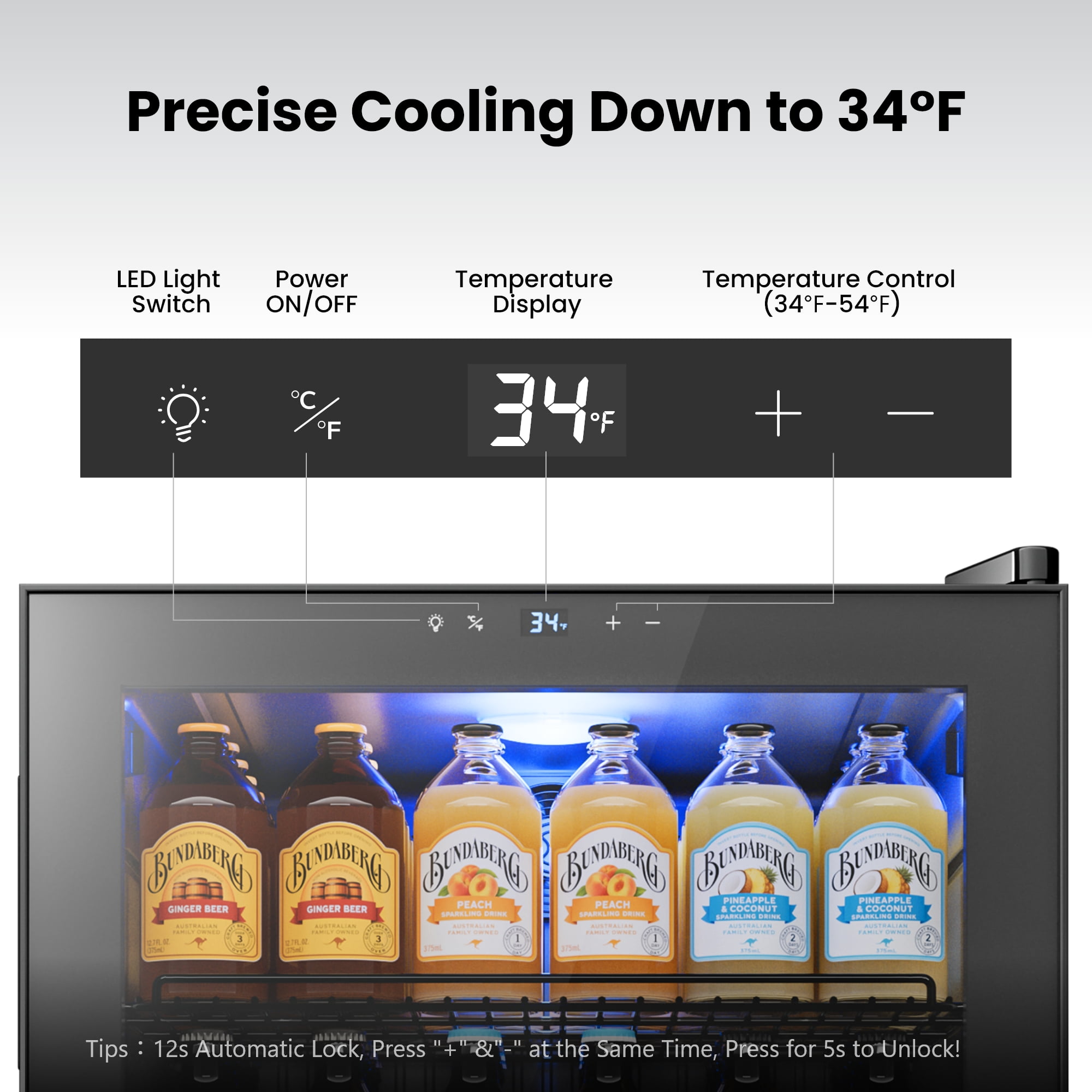 Yeego Beverage Cooler, 320 Cans Beverage Refrigerator with Glass Door for Home/Bar/Office, 2 Pack