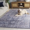 thumbnail image 5 of SAFAVIEH Arizona Trenton Medallion Machine Washable Area Rug, Sage/Grey, 6' x 6' Square, 5 of 13