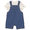 White/Blue, variant on Baby Boy Overalls Set, 2-Piece, Sizes 0/3-24 Months
