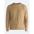 thumbnail image 6 of Free Assembly Men's Patchwork Fisherman Sweater, Midweight, Sizes XS- 3XLT, 6 of 6