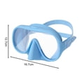 thumbnail image 5 of Swimming Goggles with Tempered Glass Lens High Clarity Anti-fog Ergonomic Adjustable Design Underwater Goggles Swim Glassses, 5 of 7