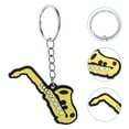 thumbnail image 5 of 6Pcs Saxophone Keyring Instrument Pendant Key Chain Purse Bag Hanging Charm, 5 of 6