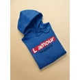 thumbnail image 3 of L' Amour Toujours Banner Hoodie Men -Image by Shutterstock, Male x-Large, 3 of 4