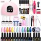 thumbnail image 1 of Juego de manicura de uñas LILYCUTE, Kit de esmalte de uñas de Gel de 12 colores con lámpara de uñas LED UV, secador de uñas, herramientas de arte de extensión de uñas profesionales zhangmengya LED, 1 of 2