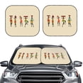 thumbnail image 2 of Gaeub African Women in Traditional Clothes Foldable Auto Sun Blocker Visor, Sunshade for Car Front Window, Keeps Your Vehicle Cool - Medium, 2 of 7