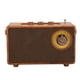 thumbnail image 5 of Altavoz Bluetooth retro con diseño de veta de madera, sonido estéreo de alta fidelidad, Bluetooth 5.3, radio vintage recargable por USB, 5 of 15