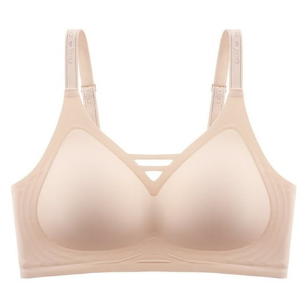 Sheghy Thin Push Up Bra-Comfortable Sexy Everyday T-Shirt Bra/Ladies Sports Bras Clearance Beige