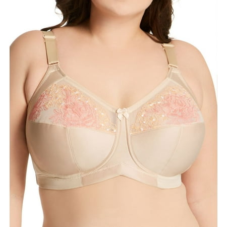 

Women s Elila 1801 Swiss Embroidery Wireless Softcup Bra (Nude 46K)