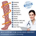 thumbnail image 5 of 3 Pairs Copper Compression Socks for Women & Men Circulation 15-20 mmhg - Better Blood Flow, Swelling, Best Support for Medical, Running, Nursing, 5 of 5