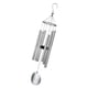 thumbnail image 1 of Decoración colgante de jardín resonante, regalo, campana de 6 tubos, campanillas de viento de metal para el hogar y Plata, 1 of 5