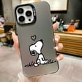 thumbnail image 3 of Funda de teléfono de perro Snoopy de dibujos animados para Iphone 14 15 12 11 13 PRO MAX Plus contraportada a prueba de golpes, 3 of 5