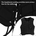thumbnail image 3 of Soidarity Equipo de protección para niños, chaleco acolchado de algodón, Protector de cuerpo de seguridad, chaleco de granja, principiante profesional Cuidado ecuestre y deportes SG Soidarity OD022029-04, 3 of 6