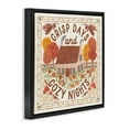 thumbnail image 3 of Stupell Industries Traditional Crisp Days & Cozy Nights Black Floating Frame Canvas Art, 18 x 18, by Laura Marshall, 3 of 8
