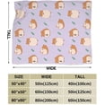 thumbnail image 4 of Hamster Blanket Cute Super Soft Warm Bed Bedding Throw Blankets for Couch Bedroom Sofa Office Car, All Season Cozy Flannel Plush Blanket Gifts for Girls Boys Adults, 60"X50", 4 of 6
