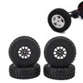 thumbnail image 1 of RC Truck Wheel Tires, Rubber Tires, Designed for MN82 and LC79 RC Cars. Stylish and Slick, Enhance Your Racing Experience with Ease of Use for Installation and Replacement, 1 of 7