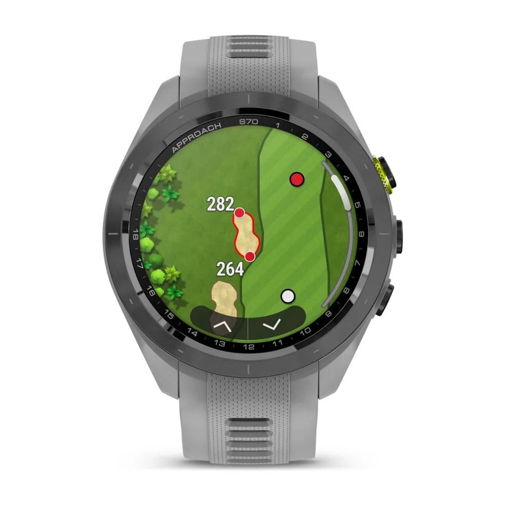 Garmin Approach S70 42MM GPS Golf Fitness Tracker Smartwatch For Men, Lightweight 1.2" Touchscreen, Garmin Watch With AMOLED Display and 42000 Preloaded Courses -Gray- Garmin Watches For Men