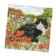 thumbnail image 4 of Kit de punto de cruz estampado con diseño de gato y flor para principiantes, ideal para adultos. 14CT, 4 of 8