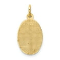 thumbnail image 4 of 14k Yellow Gold Saint Christopher Medal Charm Pendant, 4 of 4