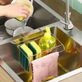 thumbnail image 2 of Spacious Design Dish Brush Organizer, Stainless Steel Sink Caddy With Rust Resistant Finish Ensures Durable Construction And Enhanced Hygiene In Your Home (7.5*5*5 Inches), 2 of 5